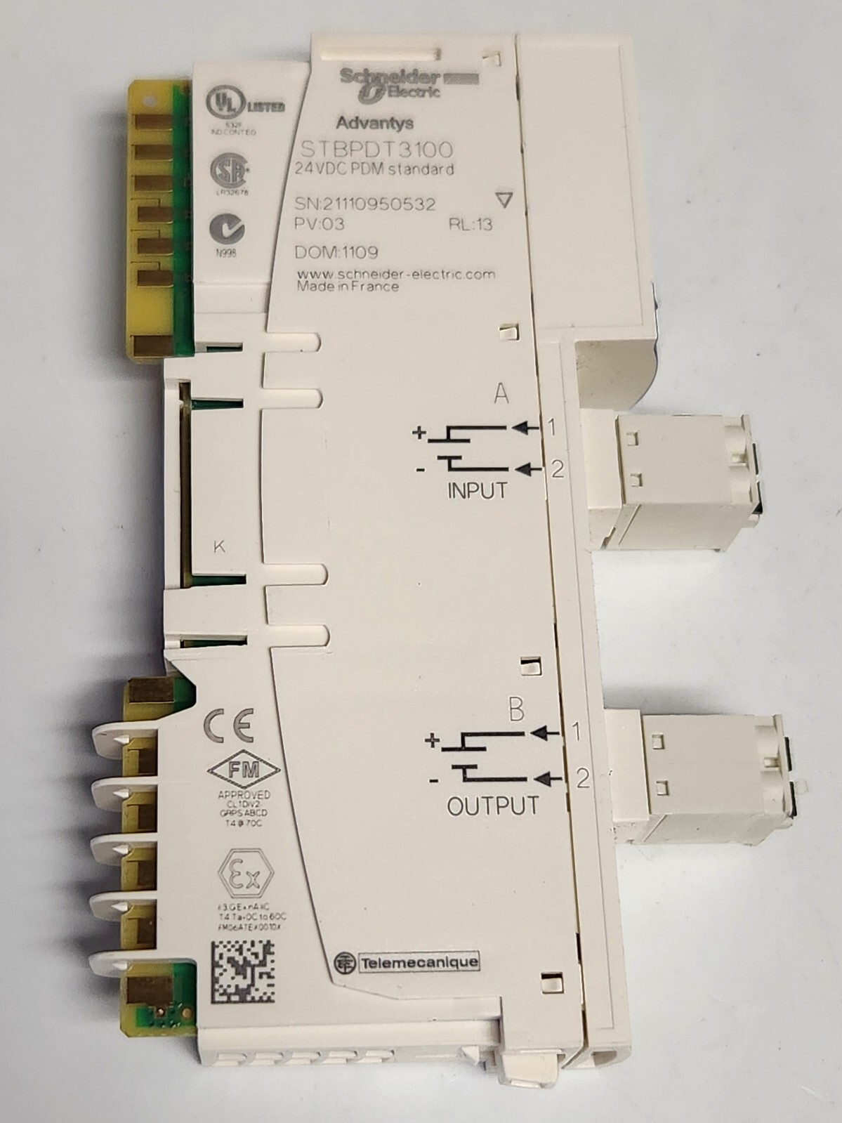 SCHNEIDER ELECTRIC MODICON STBPDT3100 Advantys PDT3100 PDM Power Distribution