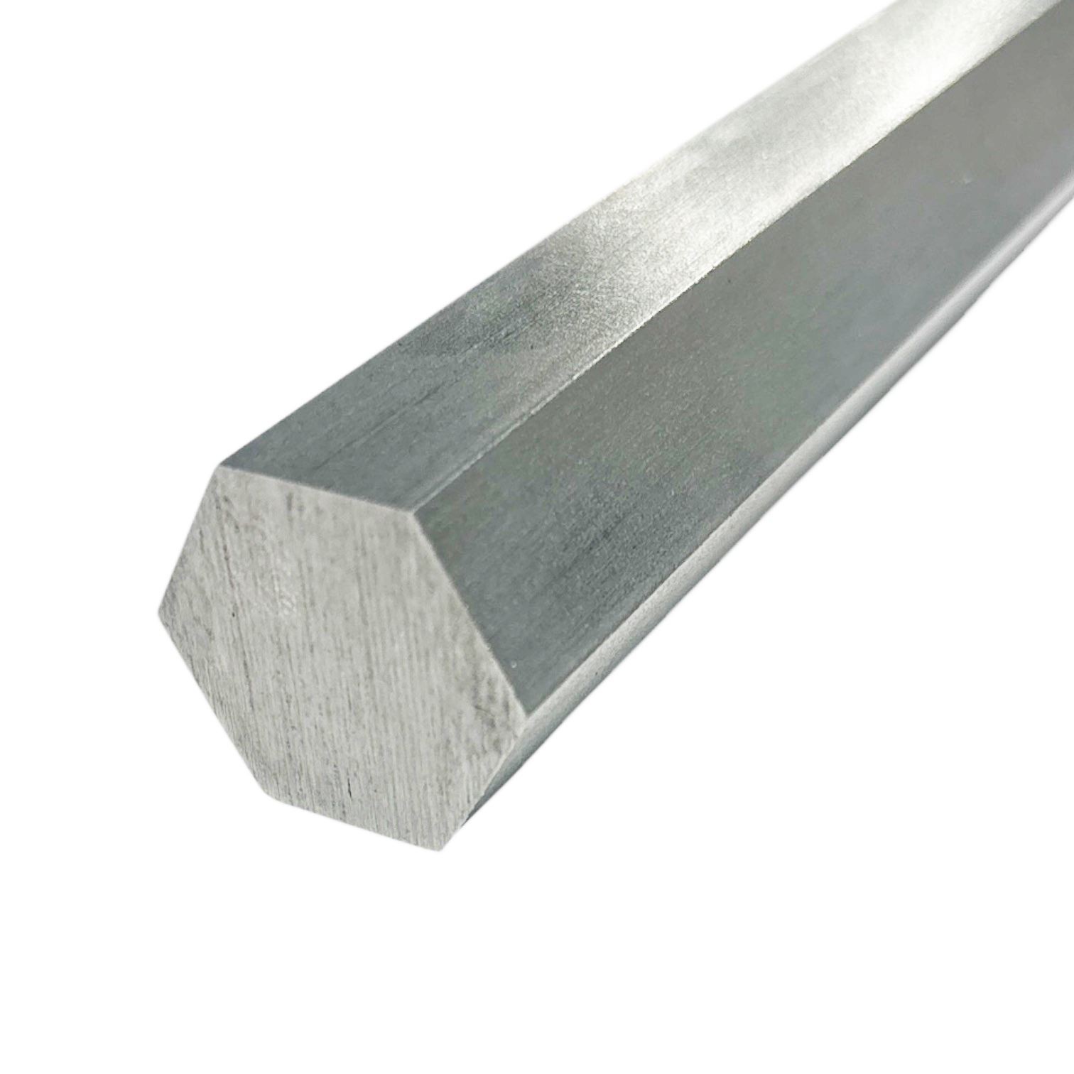 0.375 (3/8 inch) x 24 inches, 304 Stainless Steel Hexagon Bar