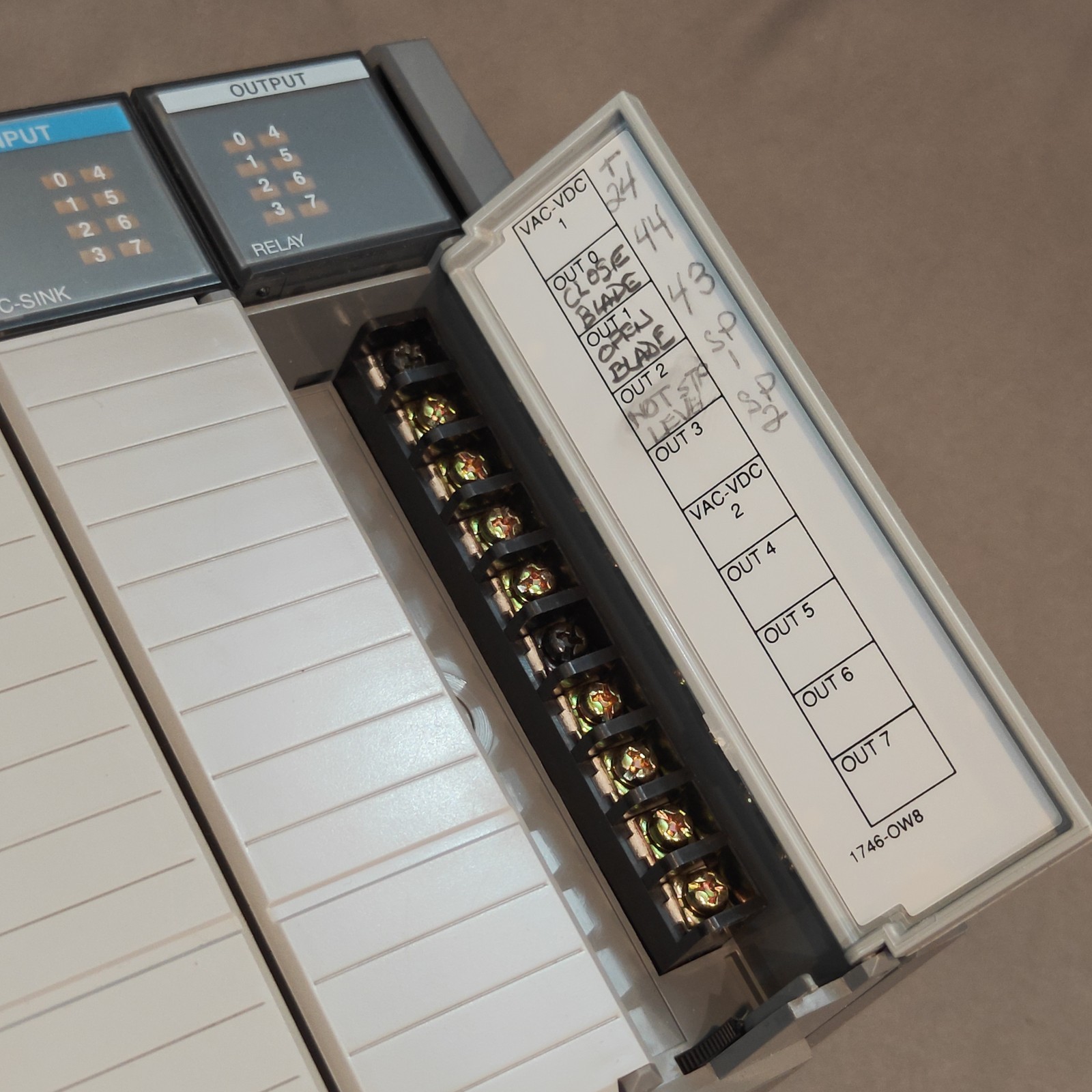 Allen-Bradley SLC 500 PLC Power Supply 1746-P1, Chasis 1746-A4, CPU 1747-L532