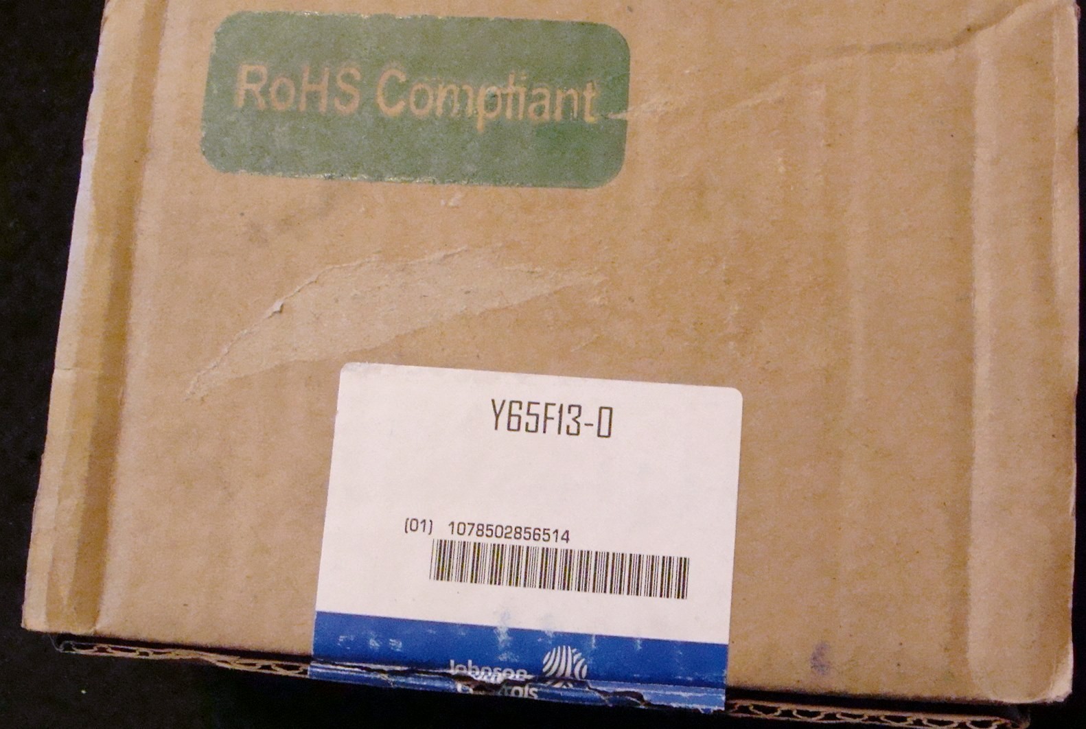 New Johnson Controls Rohs Compliant Y65F13-0, 40A Class 2 Transformer.