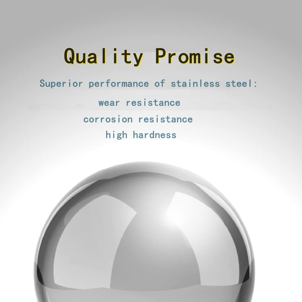 (10Pcs, 3/4″) High-Precision Steel Ball 304 Stainless Steel Bearing Ball G100