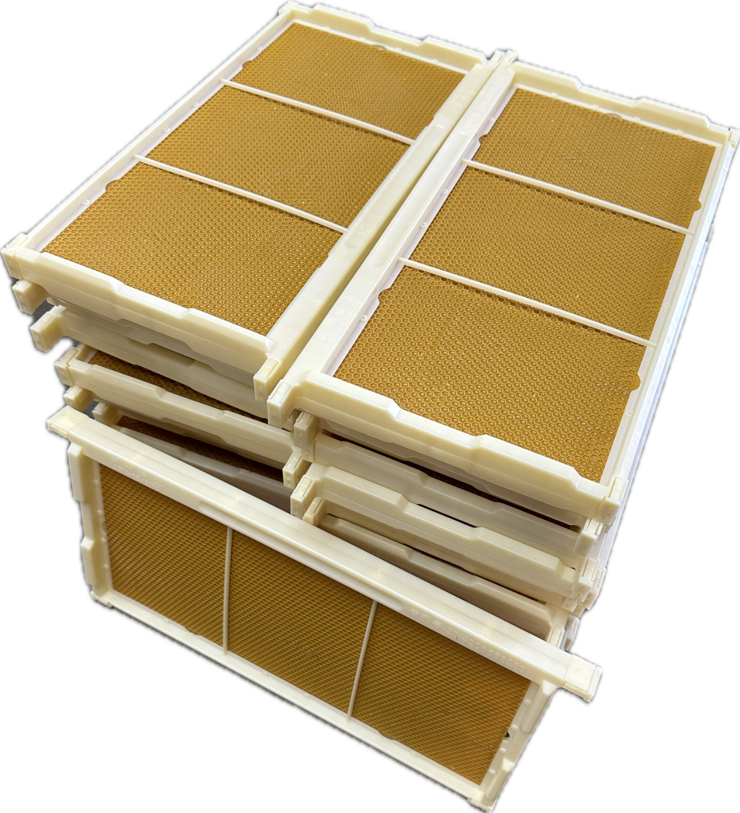 30 Pack Fully Pastic Deep Frame Langstroth BeeHive w/ Bees wax coated Foundation