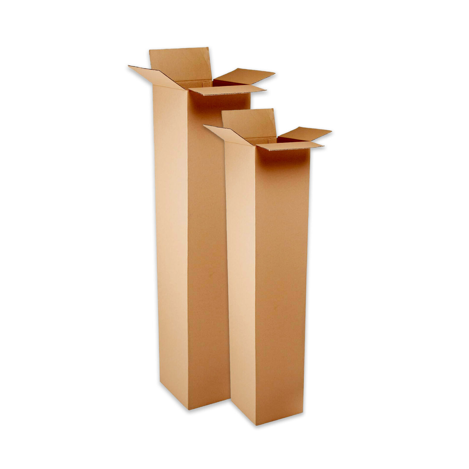 6 x 6 x 60″ Tall Corrugated Boxes, ECT-32 Brown Shipping/Moving Boxes 15/Bundle