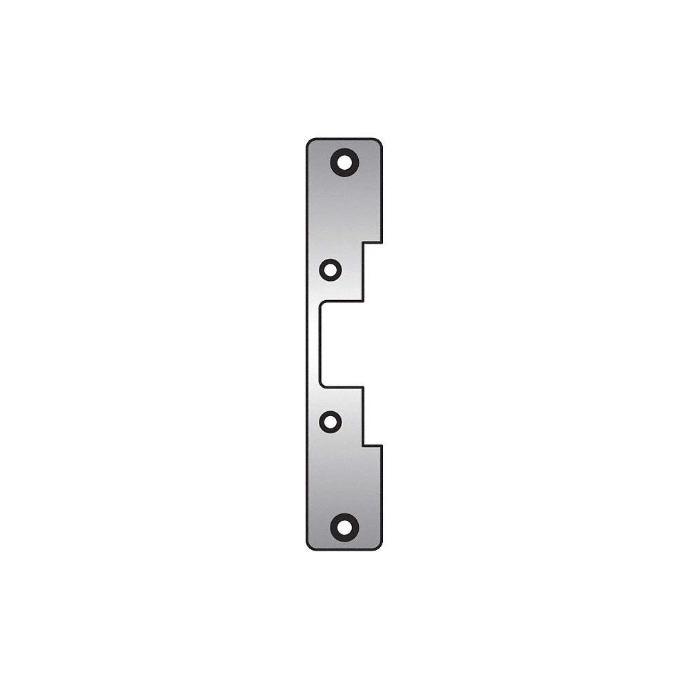 HES Strike Faceplate,ANSI 630,6-7/8in. 45DJ40