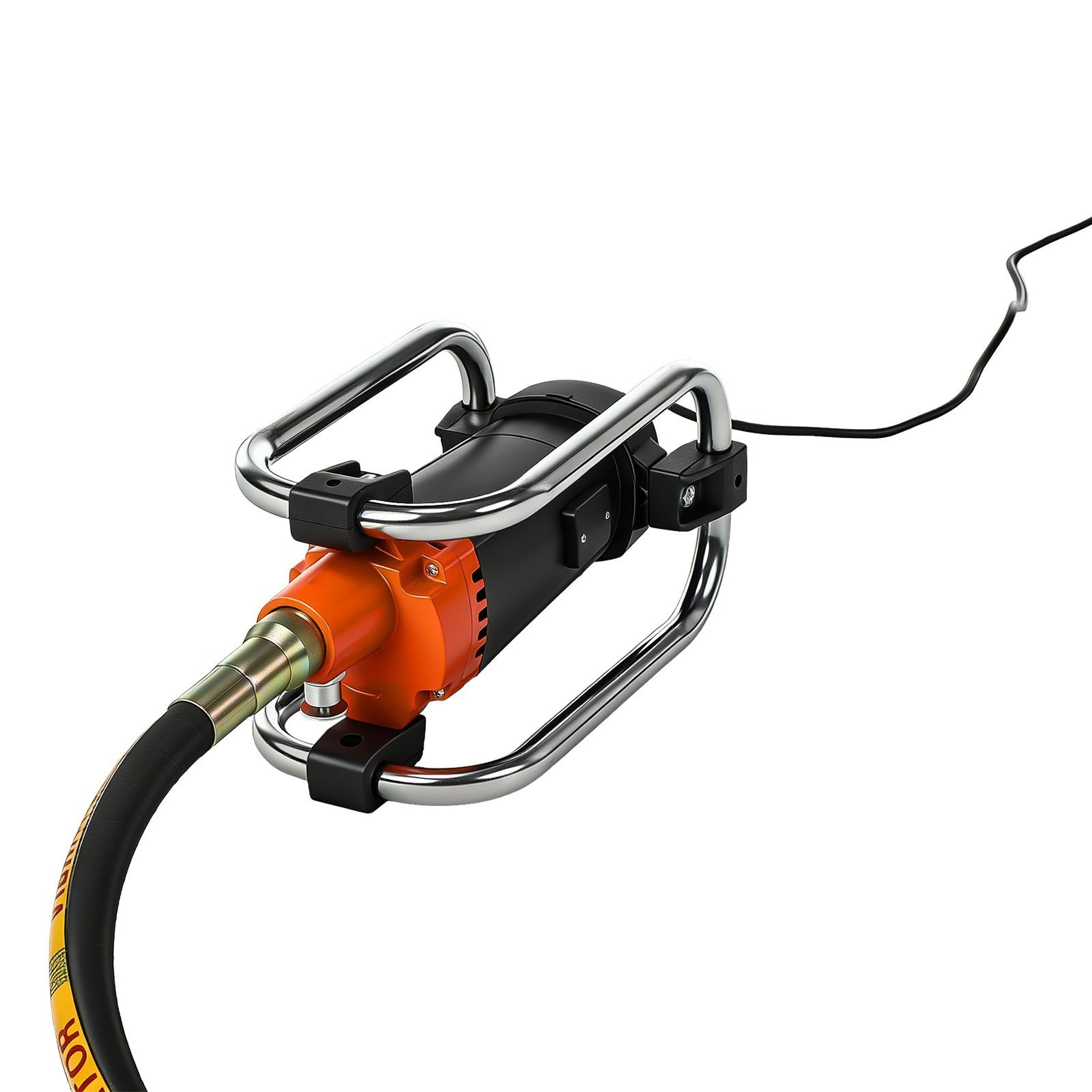 Portable Electric Concrete Vibrator 2000W 14-3/4 Ft Poker to Remove Air Bubbles