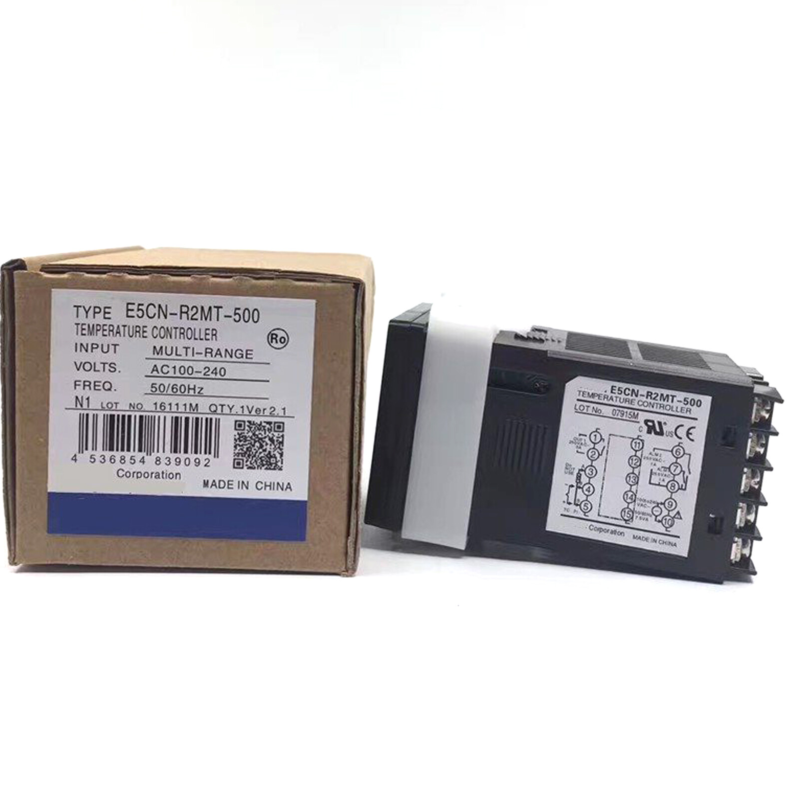 New In Box OMRON E5CN-R2MT-500 Temperature Controller 100-240V AC