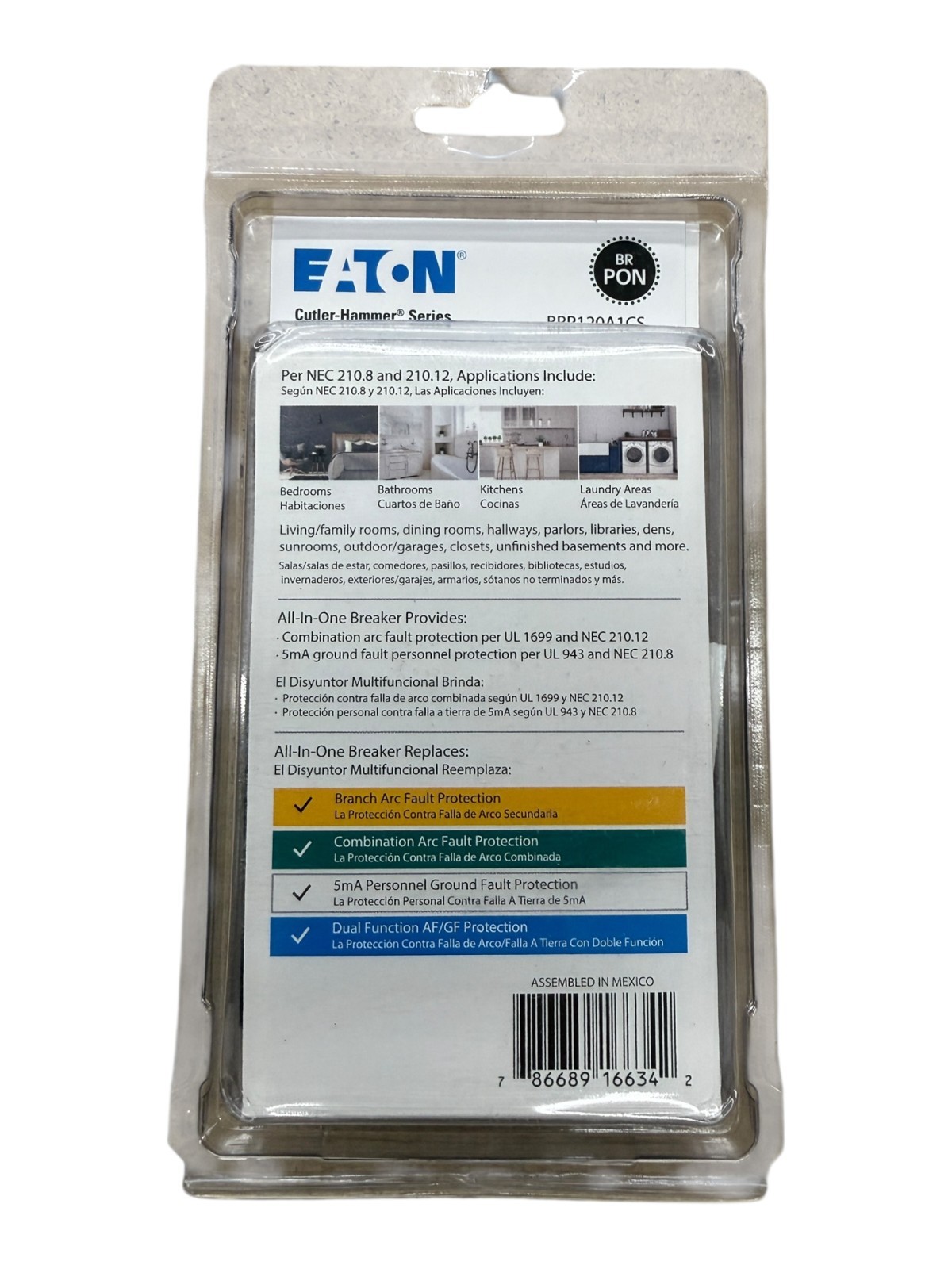 Eaton BRP120A1CS 20A – All In One Breaker
