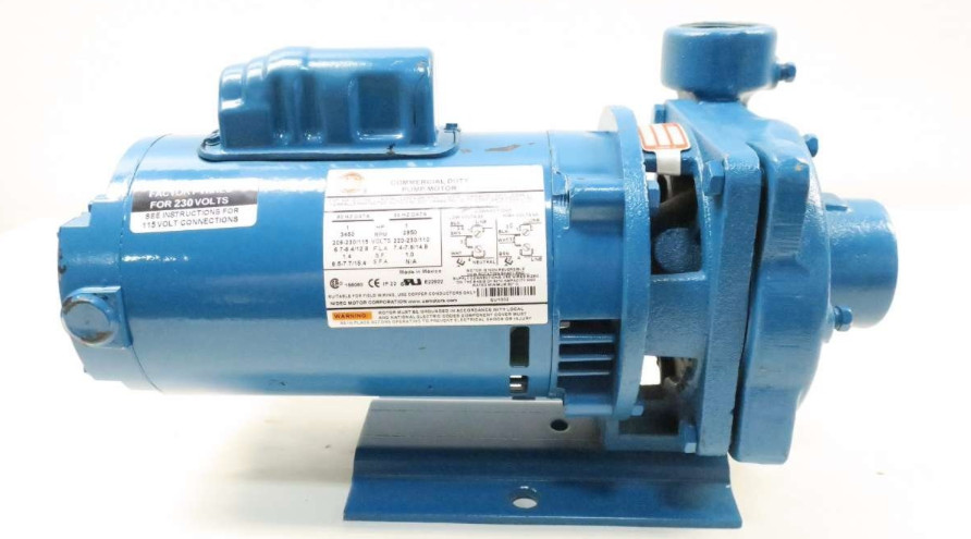 BURKS 10G5 Cooling Pump 1-1/4″ 1-1/4X1-1/2 IN NPT 230V 1HP CENTRIFUGAL PUMP