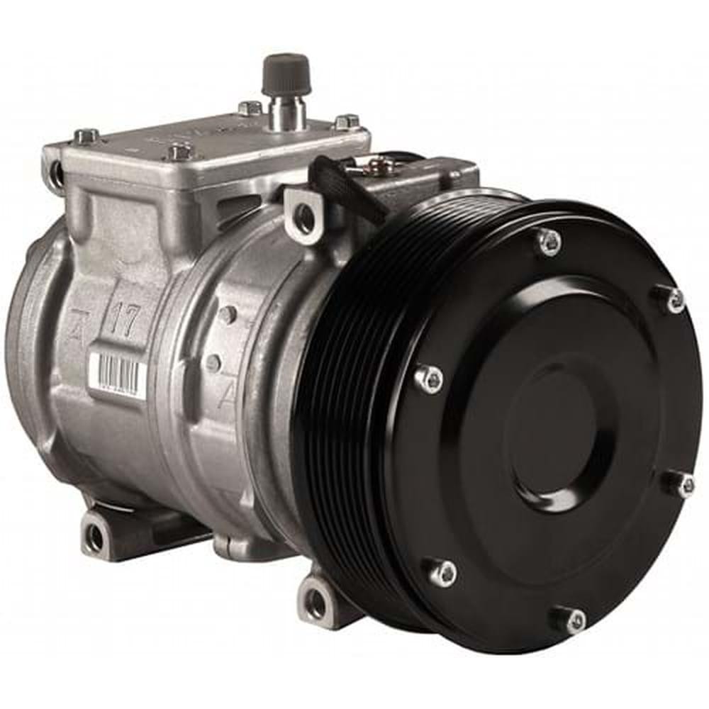 Compressor, w/ 8 Groove Clutch Fits John Deere Replaces 10PA17C