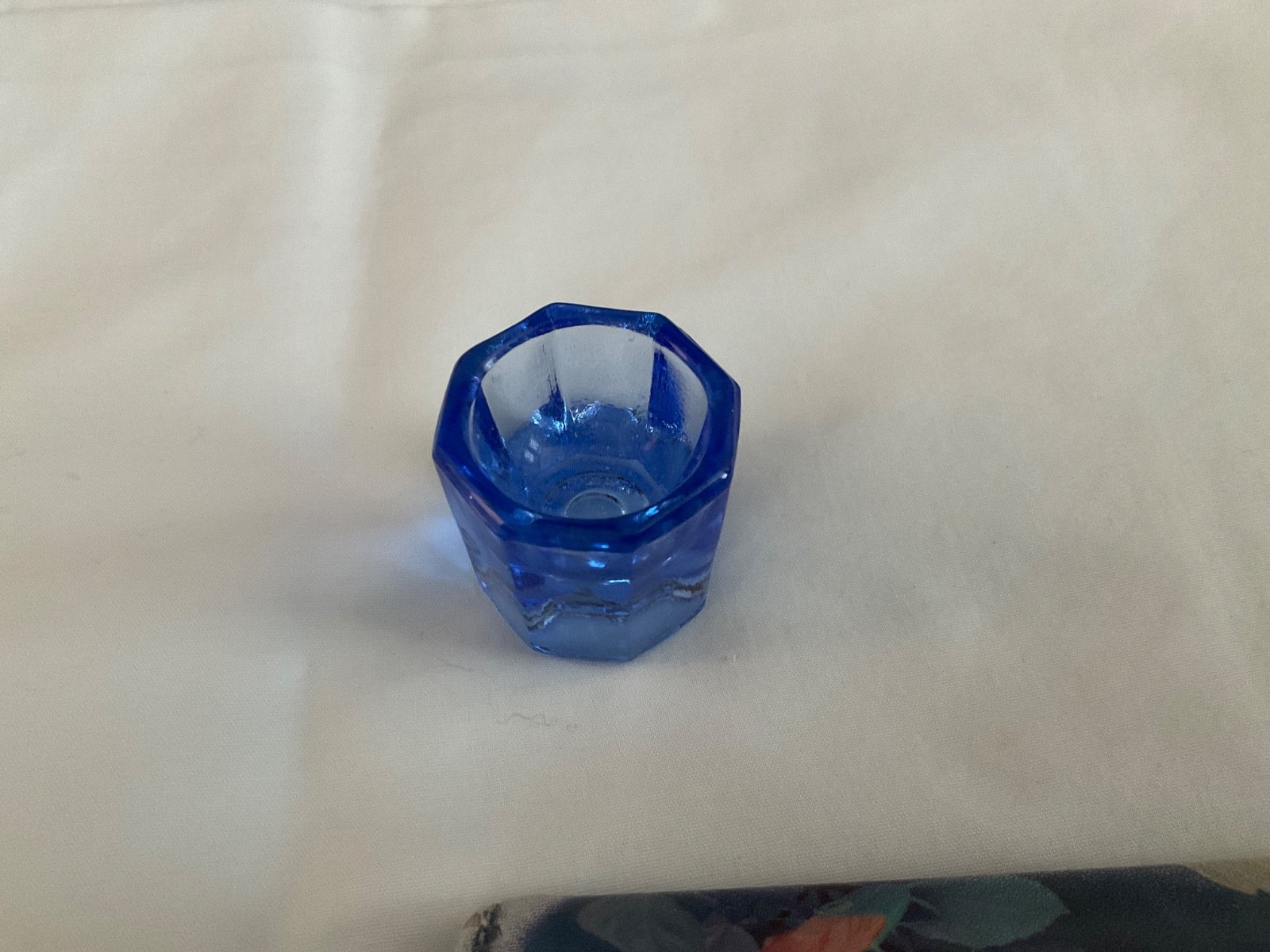 Cobalt Blue Vintage Dappen Dental, Manicure Dish Made In Japan