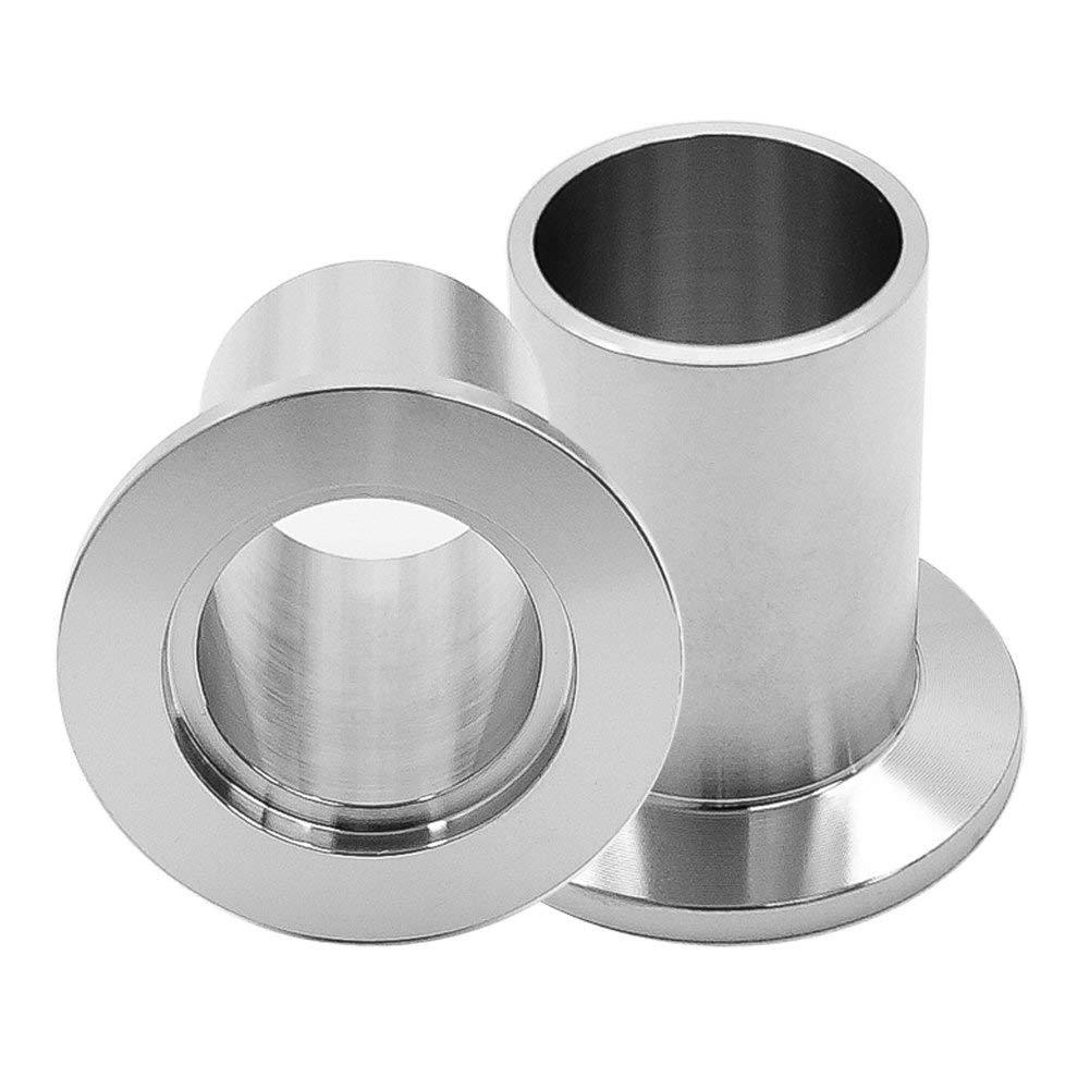 KF-25 Long Weld Stub, OD Tube, Length=30mm /1.18″, Vacuum Pump Flange Fitting