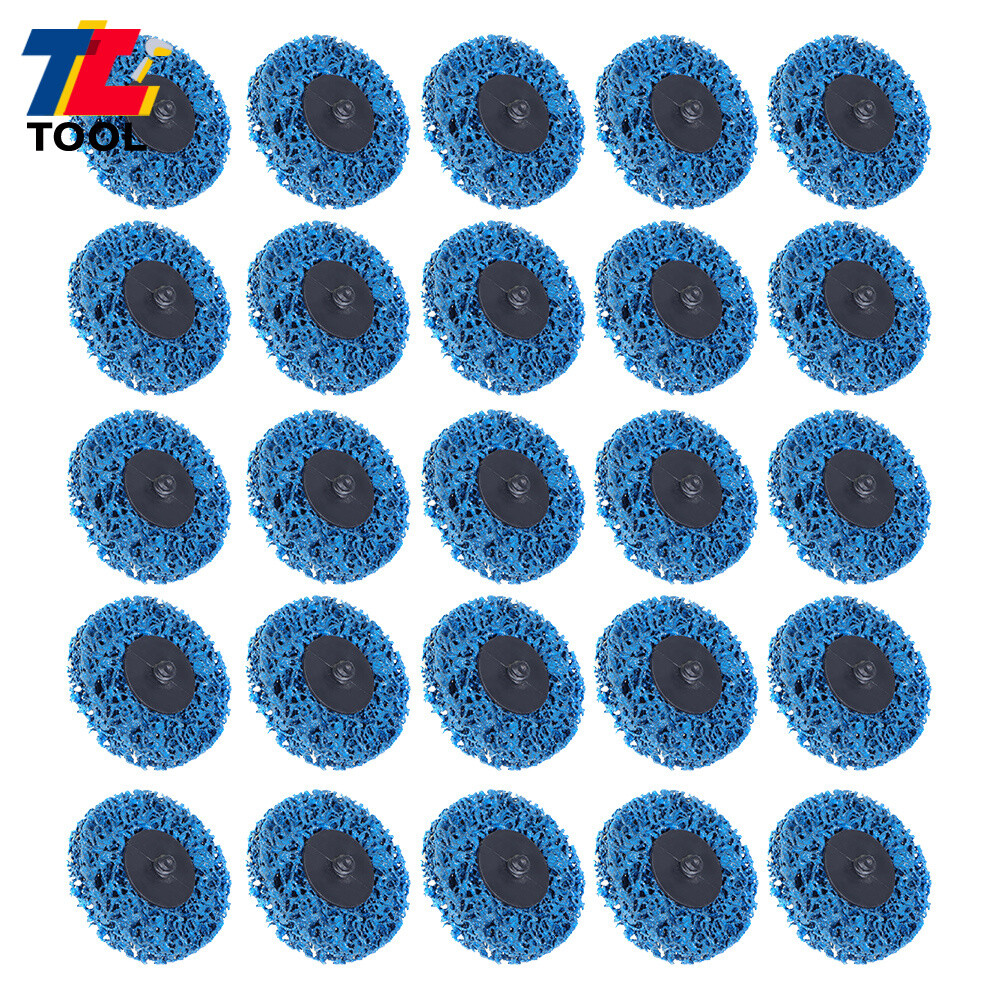 25 Pack 3 Inch Quick Change Easy Strip & Clean Discs Fit For Paint Rust