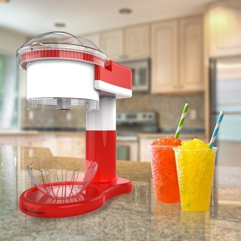 Shaved Ice Maker Electric Snow Cone Slushy Machine Home Countertop Ice Shaver