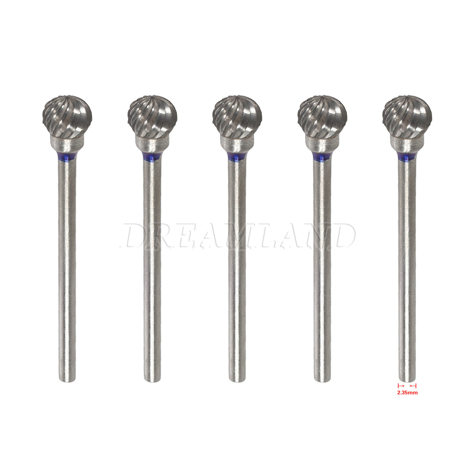 Sale Lab Polishing Drills Tungsten Steel Carbide Burs 2.35MM 10 Models