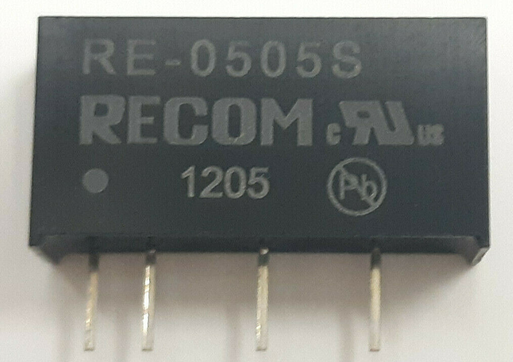 RECOM RE-0505S Power Converter DC to DC 1W,5V,0.2A,SIP *5 PC LOT