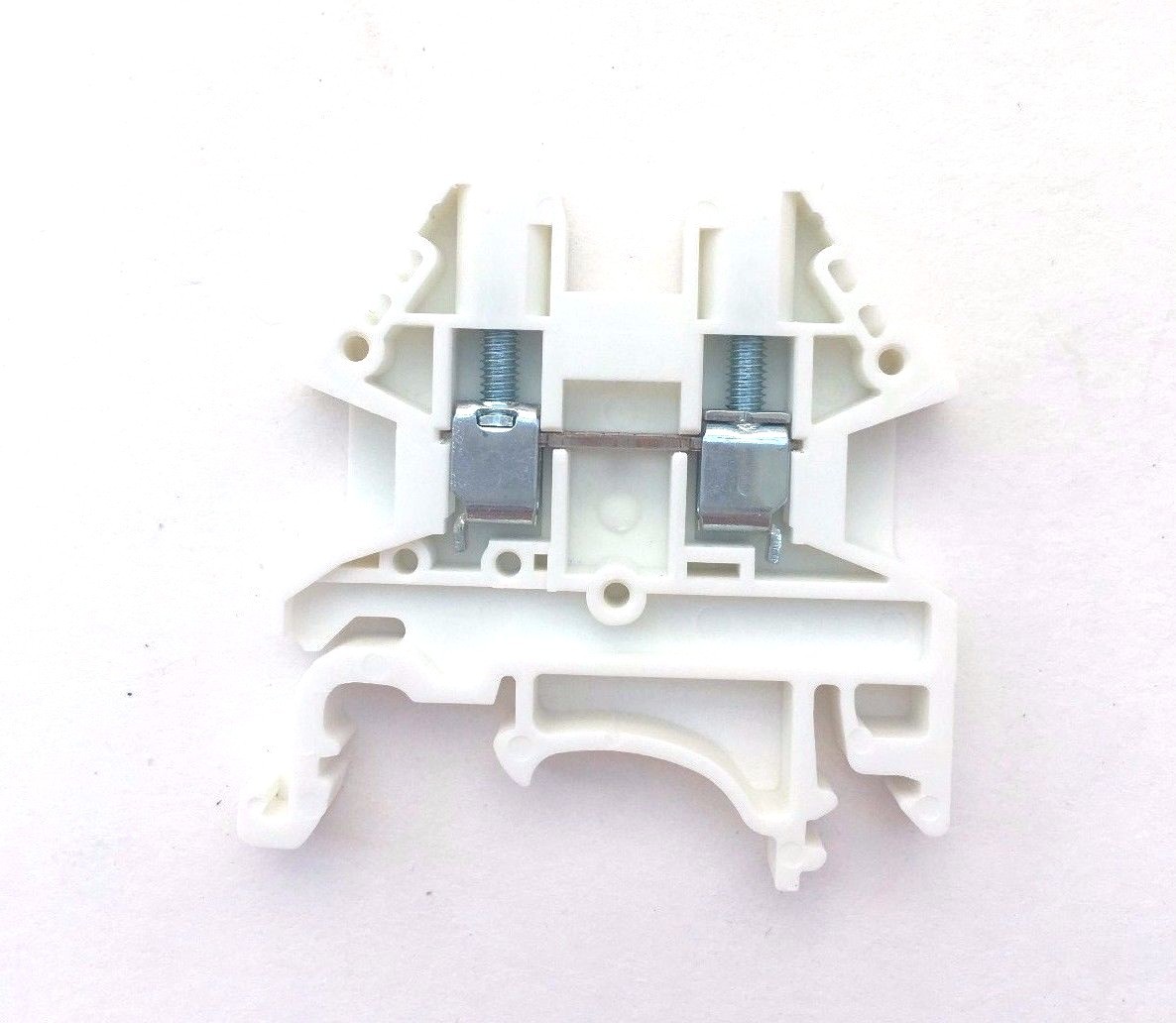 DIN Rail Terminal Blocks 100 Quantity DK2.5N-WE White Dinkle 12AWG 20A 600V