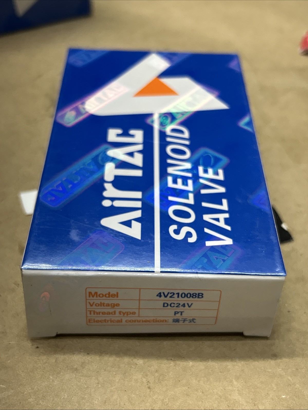(2) New AIRTAC 4V210-08& (1) 06 Solenoid Valves 0.15-0.8MPa 3 NIB + Warranty