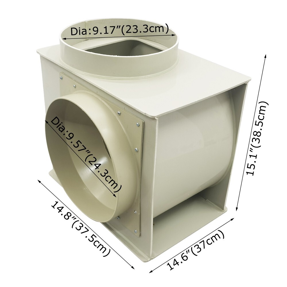 PP250 High Speed Centrifugal Blower Fan for Laboratory Fume Hood 1350CFM 110V