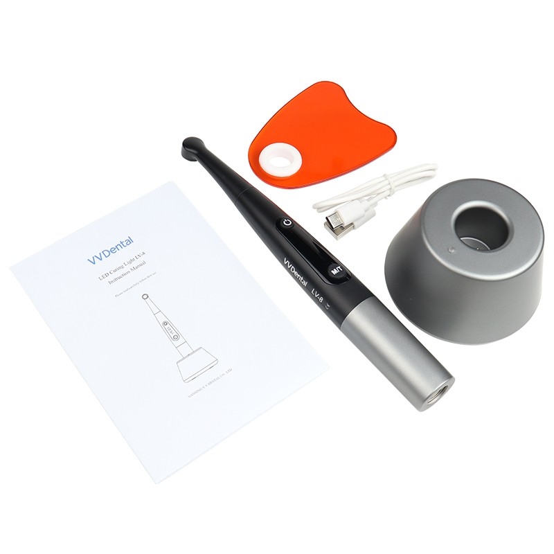 New Wireless Dental Curing Light LED Dental Photopolymerizer Resin Cure Light