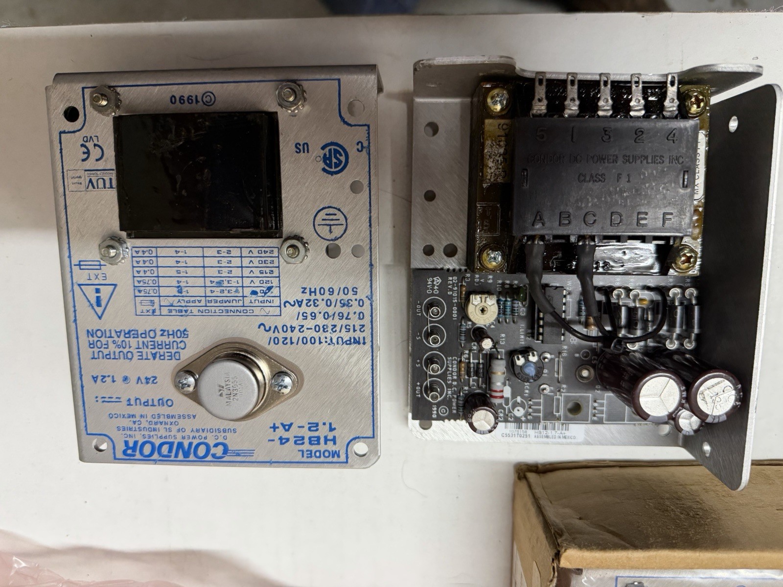 Condor Model HB 24-1.2-A+Power Supply
