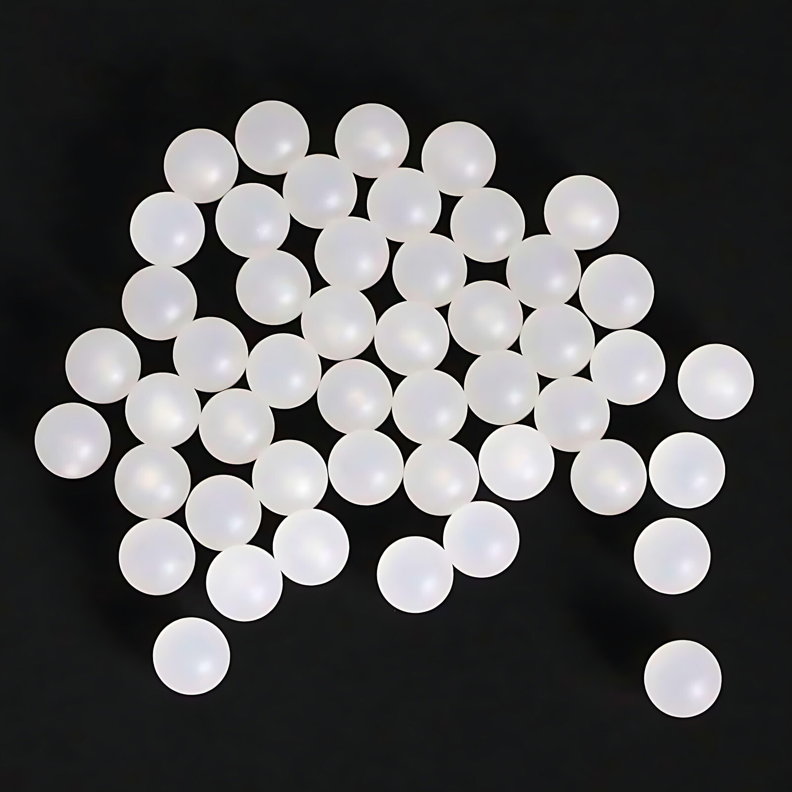 2mm-50mm Polypropylene ( PP ) Solid Plastic Bearing Balls Precision Sphere White