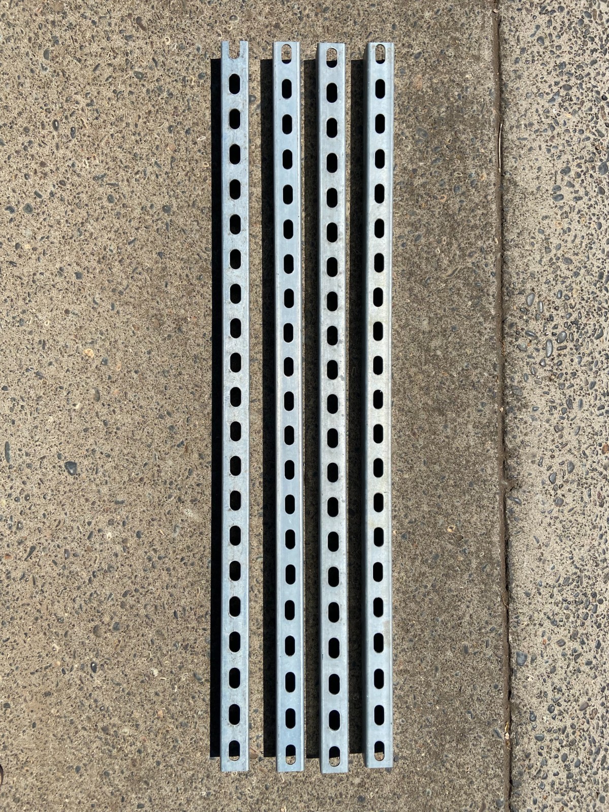 1 5/8″ x 1 5/8″ x 41.5″ Unistrut Zinc Coated Slotted