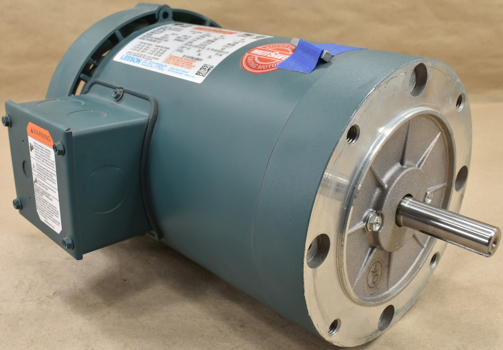 Leeson 114638.00 C6T17FC132E, 3 PH, 0.75 HP, 1760 RPM, 230/460 V, 56C,60/50Hz