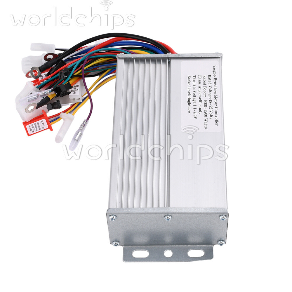 48V60V64V72V 1000W 1500W DC Motor Speed Control Dual-Mode Brushless Controller