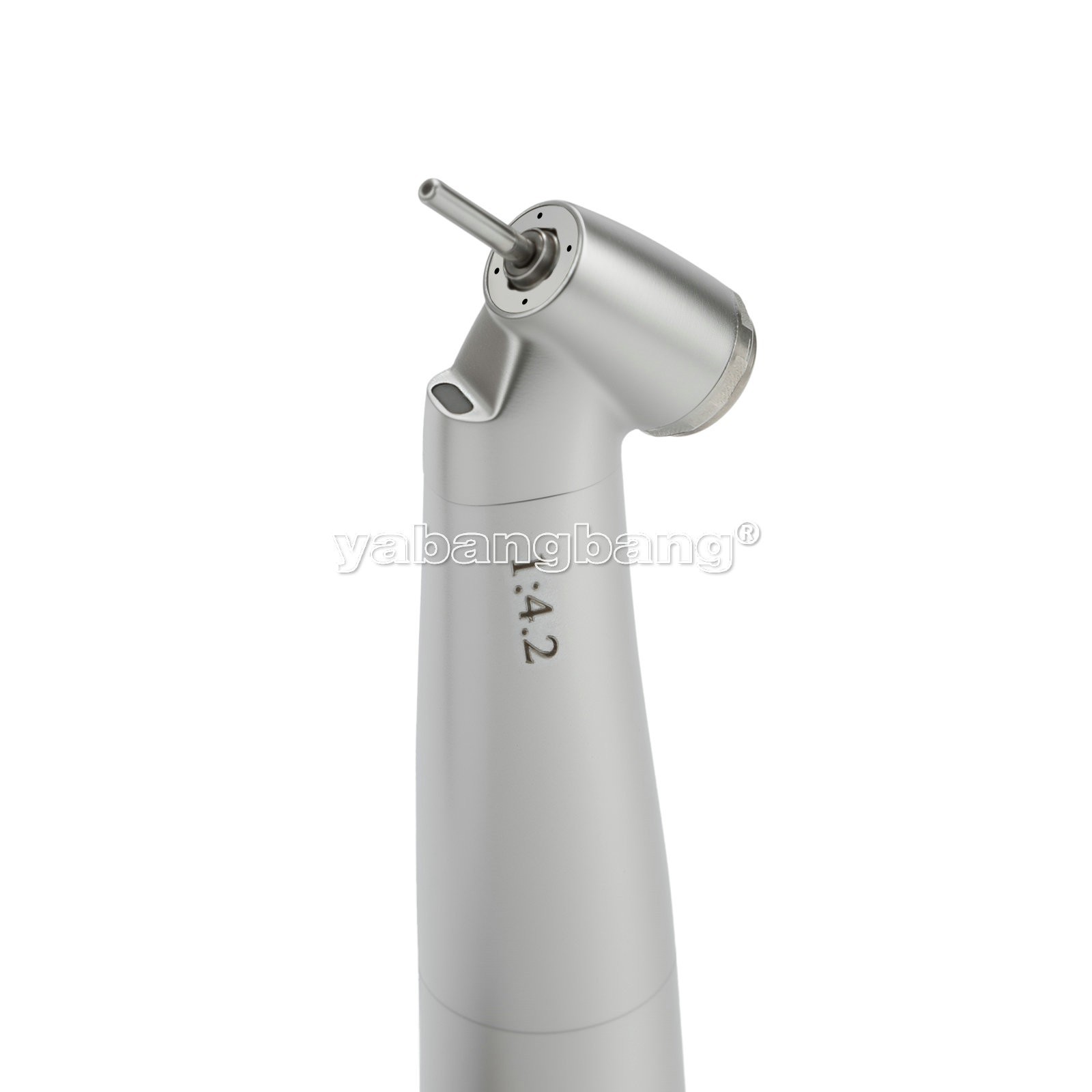 Dental 45° Angle push button head contra angle fiber optic 1:4.2 handpiece USA