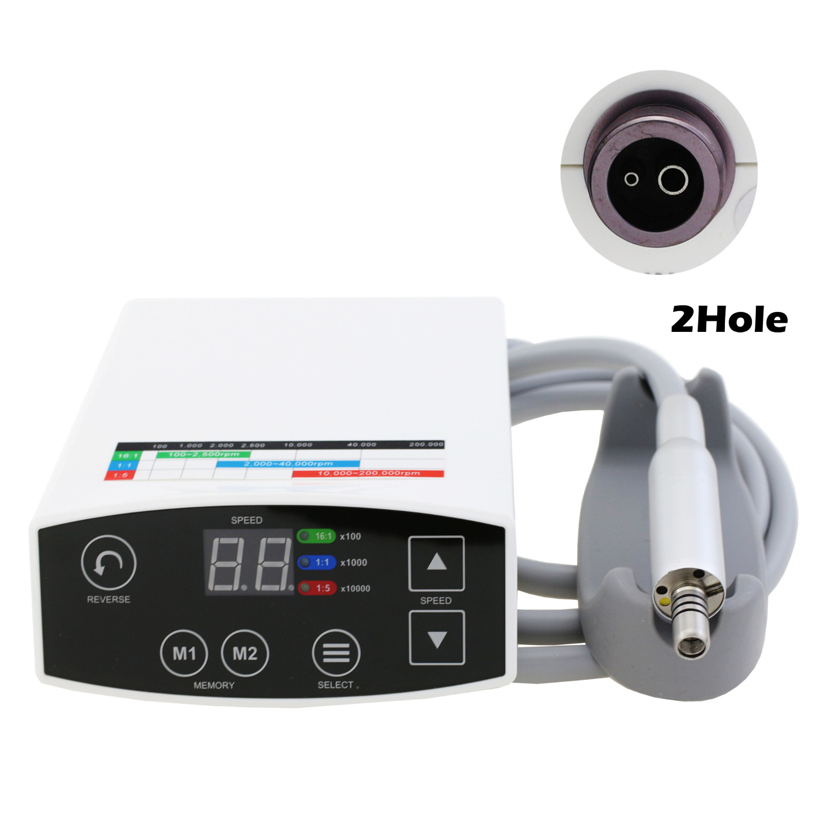 COXO Dental Electric Motor Micromotor C PUMA LED Handpiece Brushless 4Hole M4