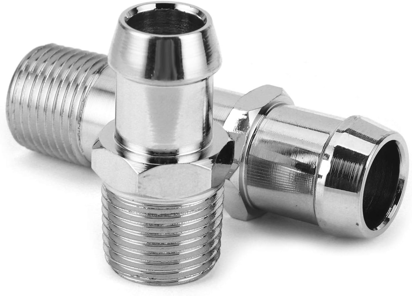 2Pcs Heater Hose Connector – Heater Hose Fittings for 3/4in Water Pump 5/8in Int