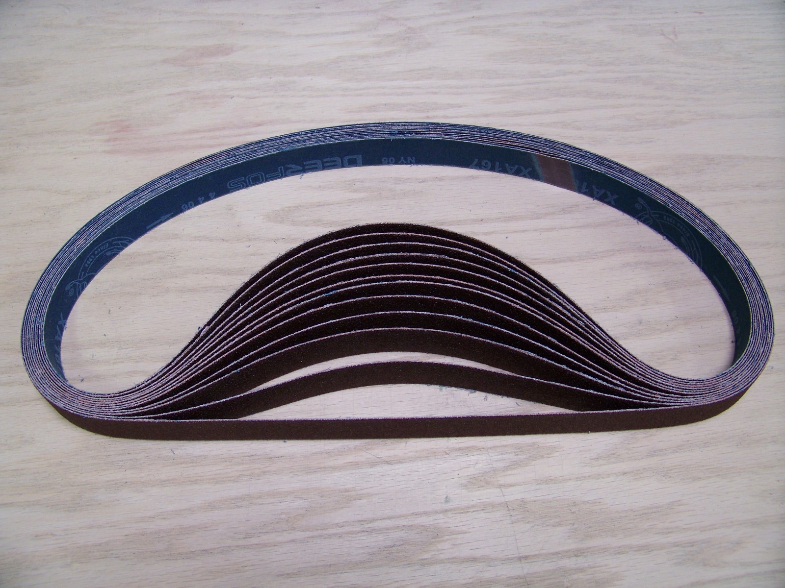 PREMIUM A/O, X-WEIGHT SANDING BELTS 1″ X 42″, 10 – PACK, 120-GRIT