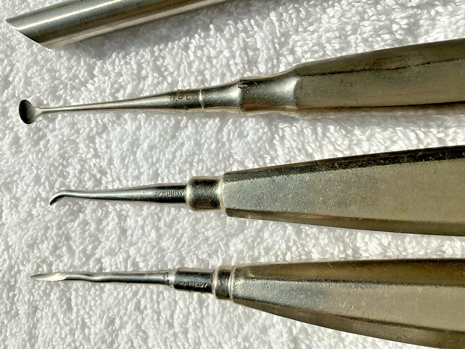 34 Lot of 34 Vintage Branded Dental Tools Picks Tweezers