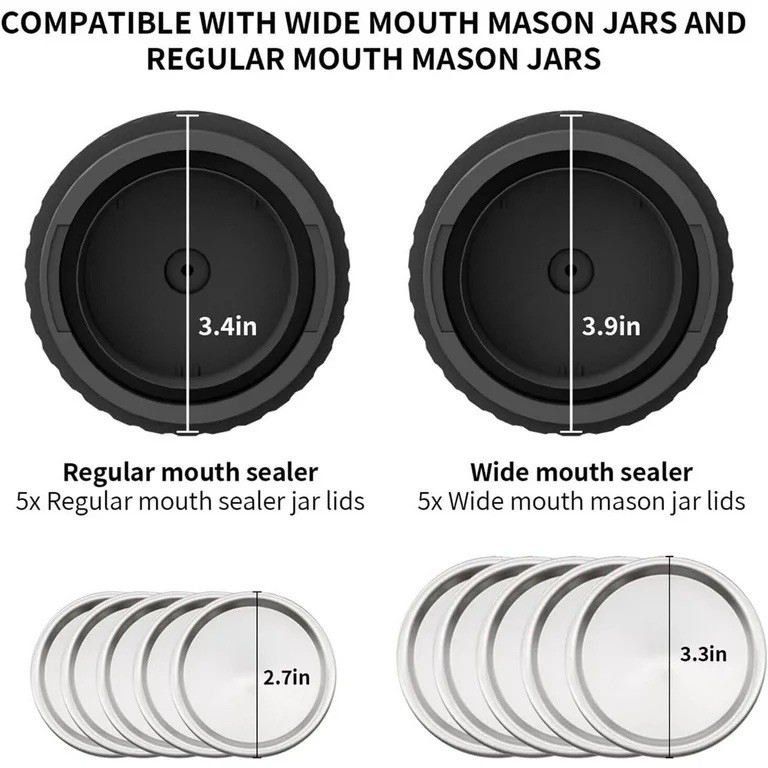Mason Jar Electric Portable Vacuum Sealing Machine KZ-80S