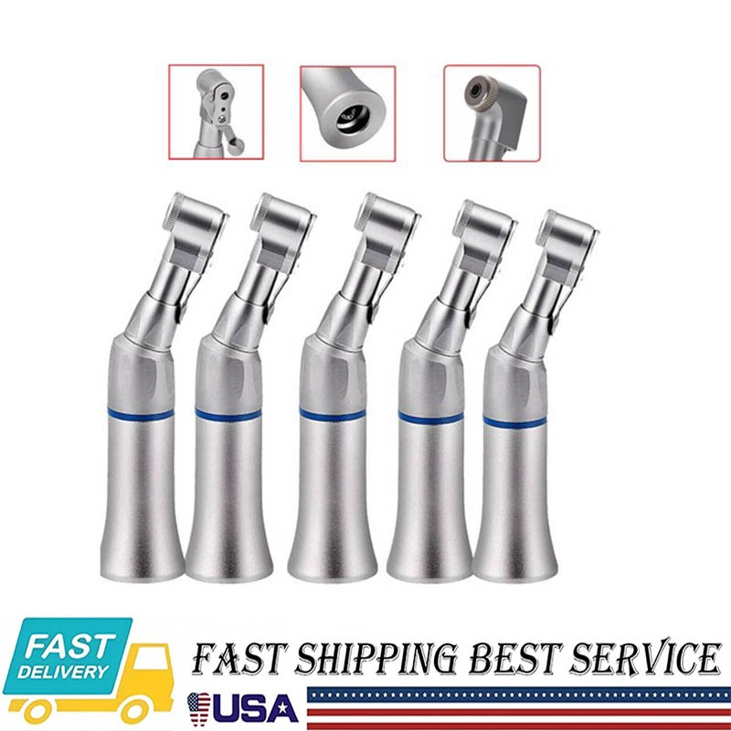 5PCS NSK Style Dental Slow Low Speed Contra Angle Handpiece Latch E-Type USA
