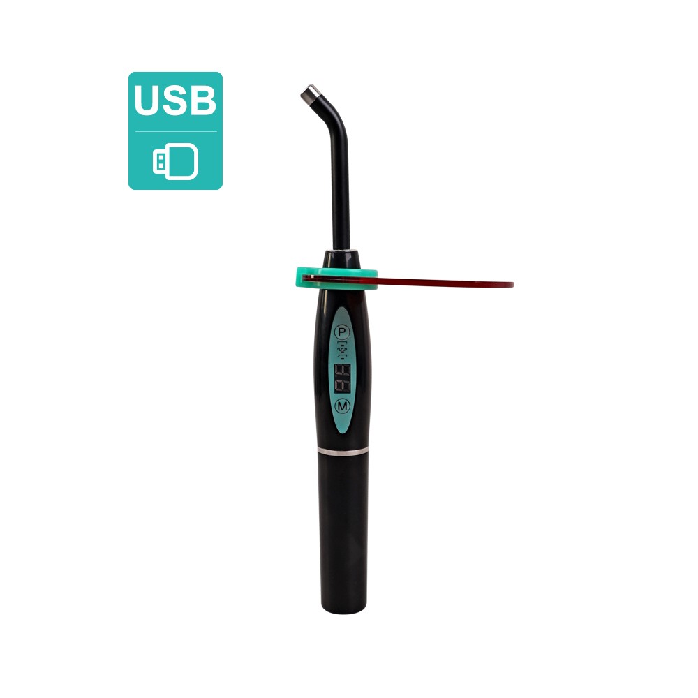 Dental Wireless 5W LED Curing Light 1500mW/cm² Curable Resin Oral Device Dental