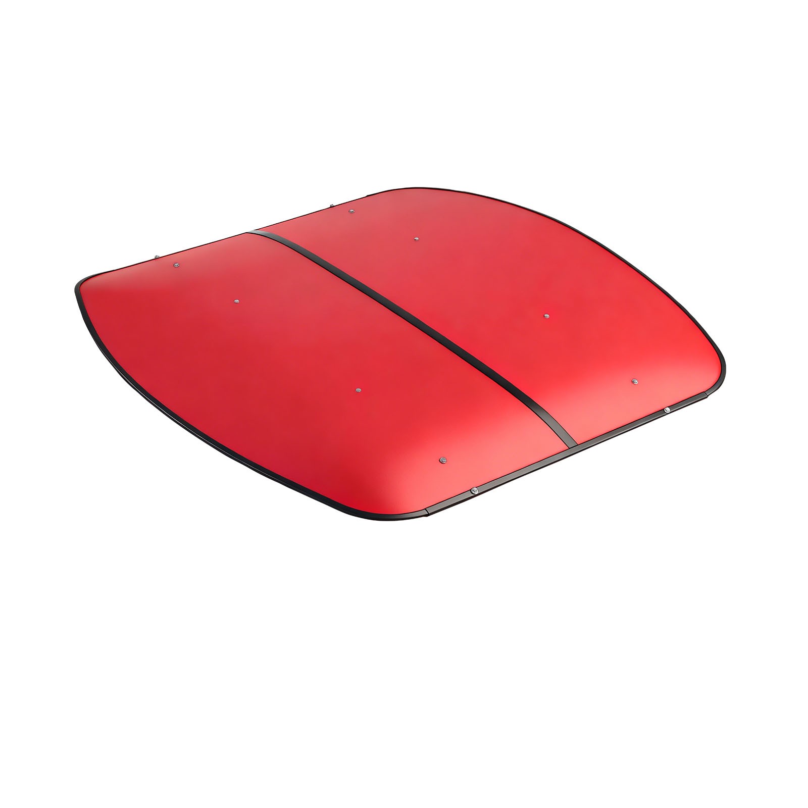Sun Shield Tuff Top Tractor Canopy 48″x52″ Red For 2″x2″ or 2″x3″ ROPS GEARZAAR