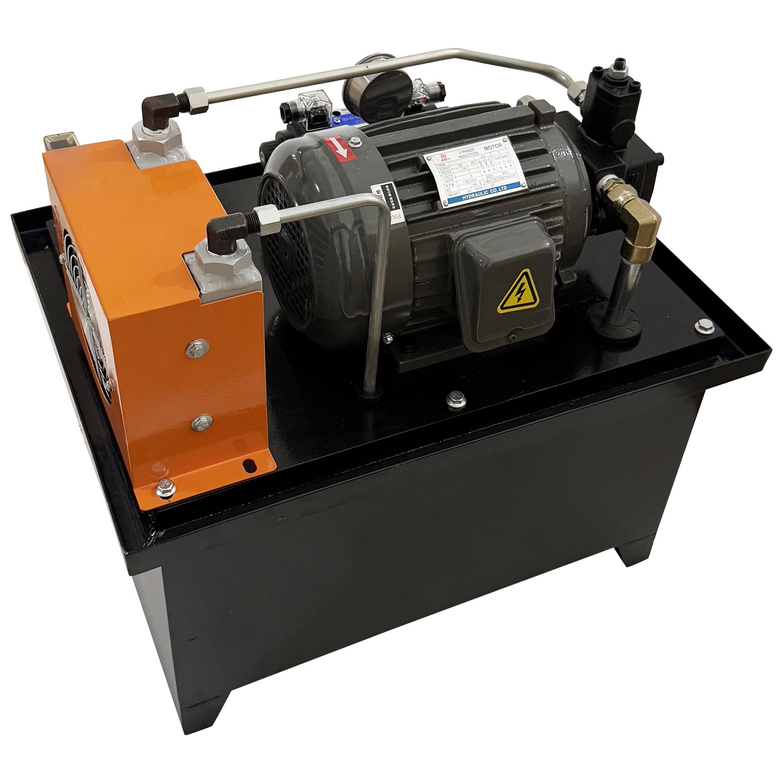 220V 3PH 1500W Small Hydraulic Stations Air-cooled Hydraulic Test Bench