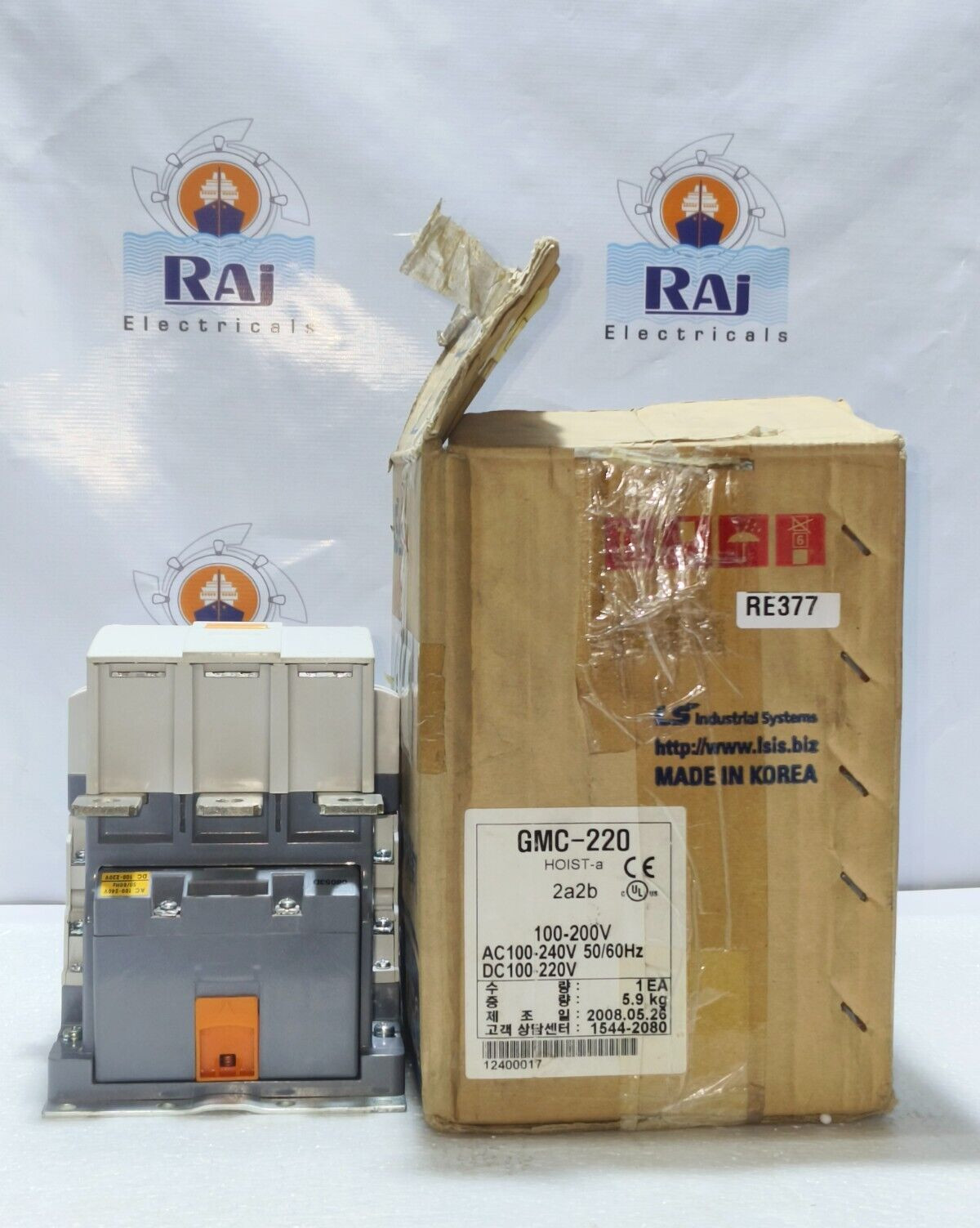 LS GMC-220 POWER CONTACTOR (100-240V AC 100-220V DC) (FREE SHIP BY FEDEX/DHL)