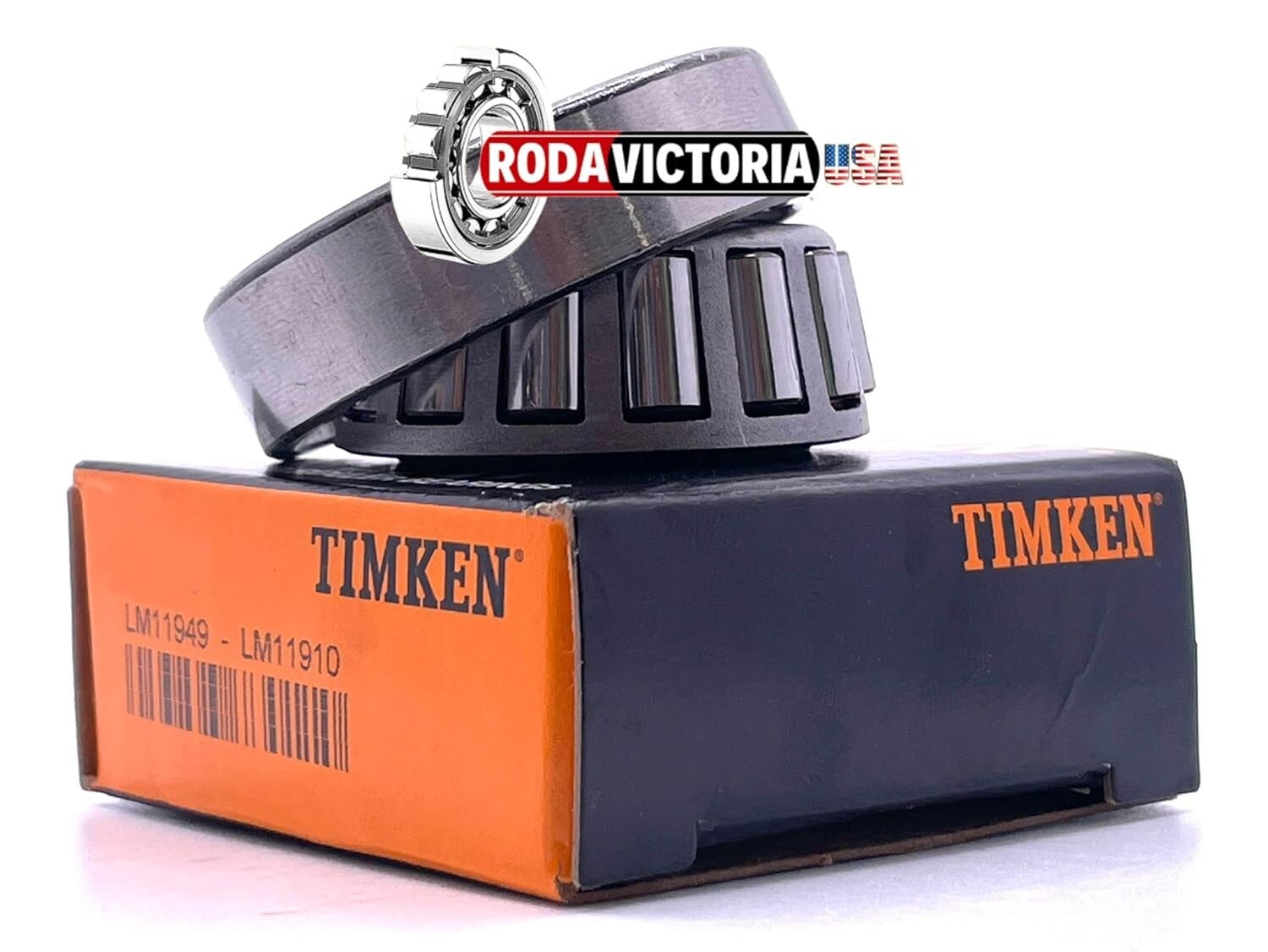 TIMKEN USA LM11949 LM11910 Tapered Roller Bearing Cup and Cone (set of 4)