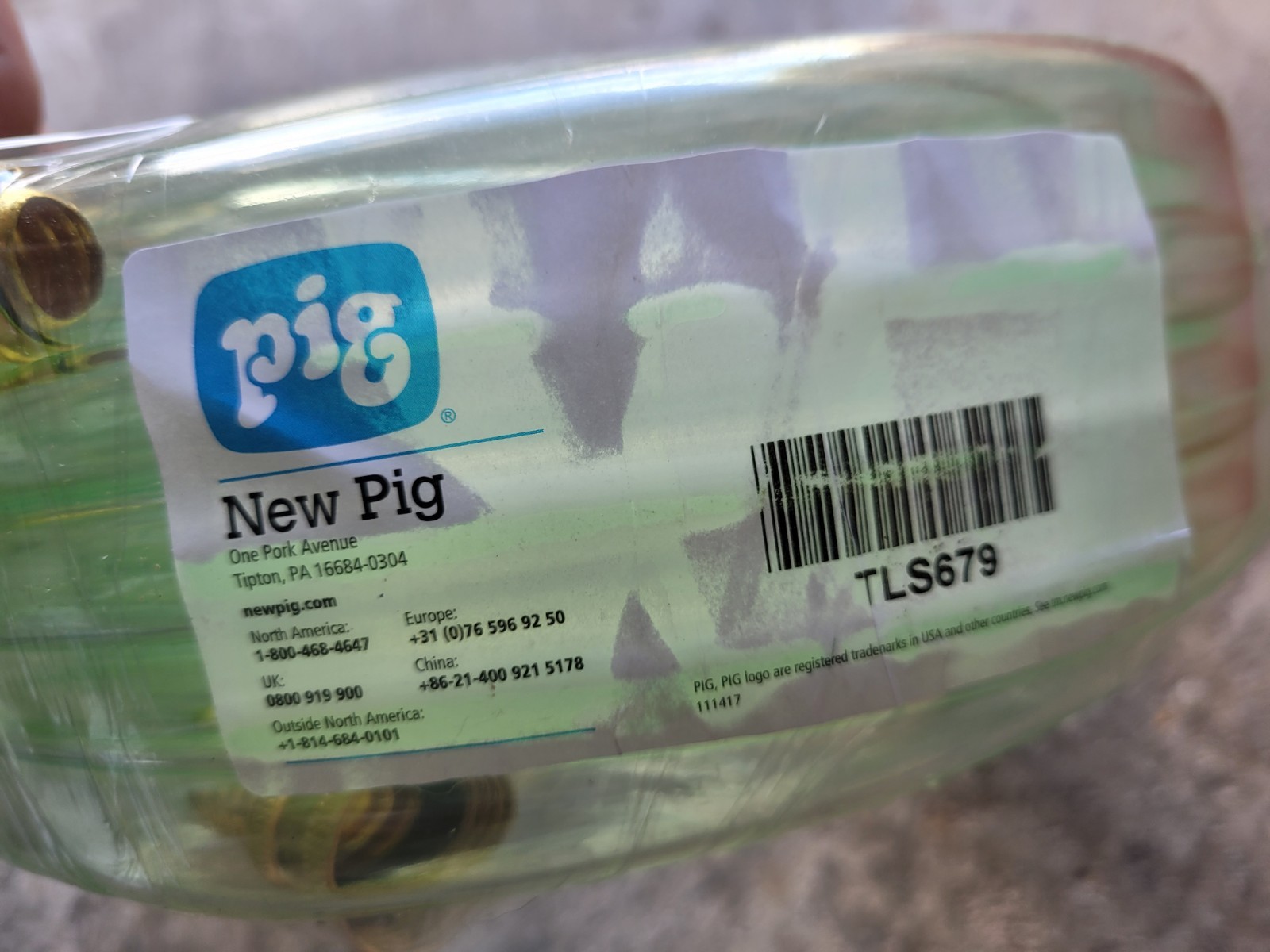 PIG Tls679 Drainage Hose, Clear, 25 Ft. NEW