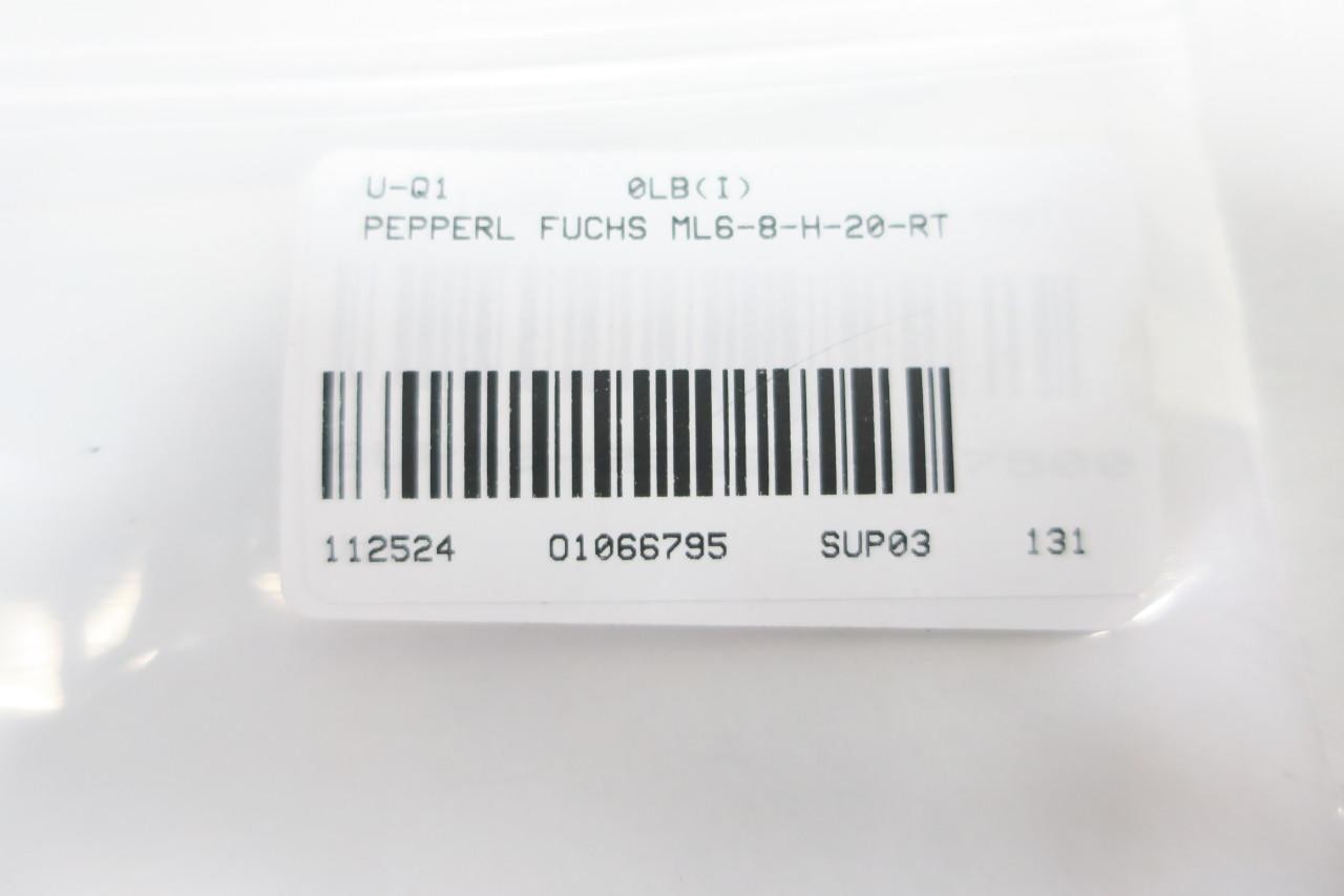 Pepperl Fuchs ML6-8-H-20-RT/59/115A/136 Photoelectric Sensor