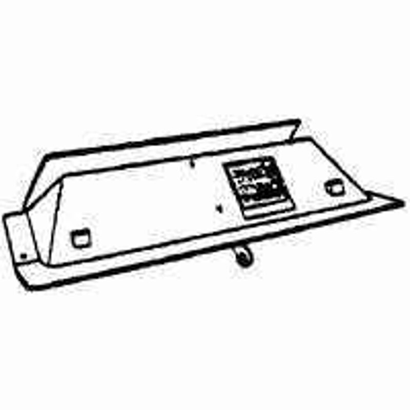 Vestal Fireplace Damper- 36″ Front Width- 10″ Depth-Iron-Corrosion-Resistant