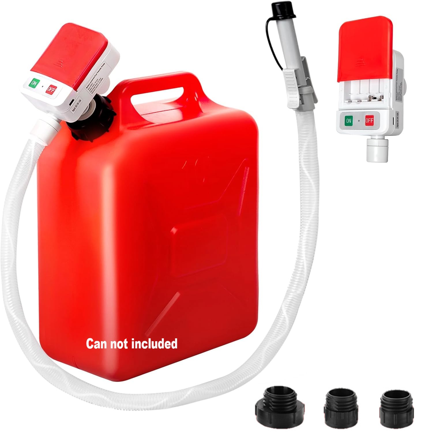 Battery Powered Fuel Transfer Pump for Liquid Water Gasoline Diesel Motor Oil US