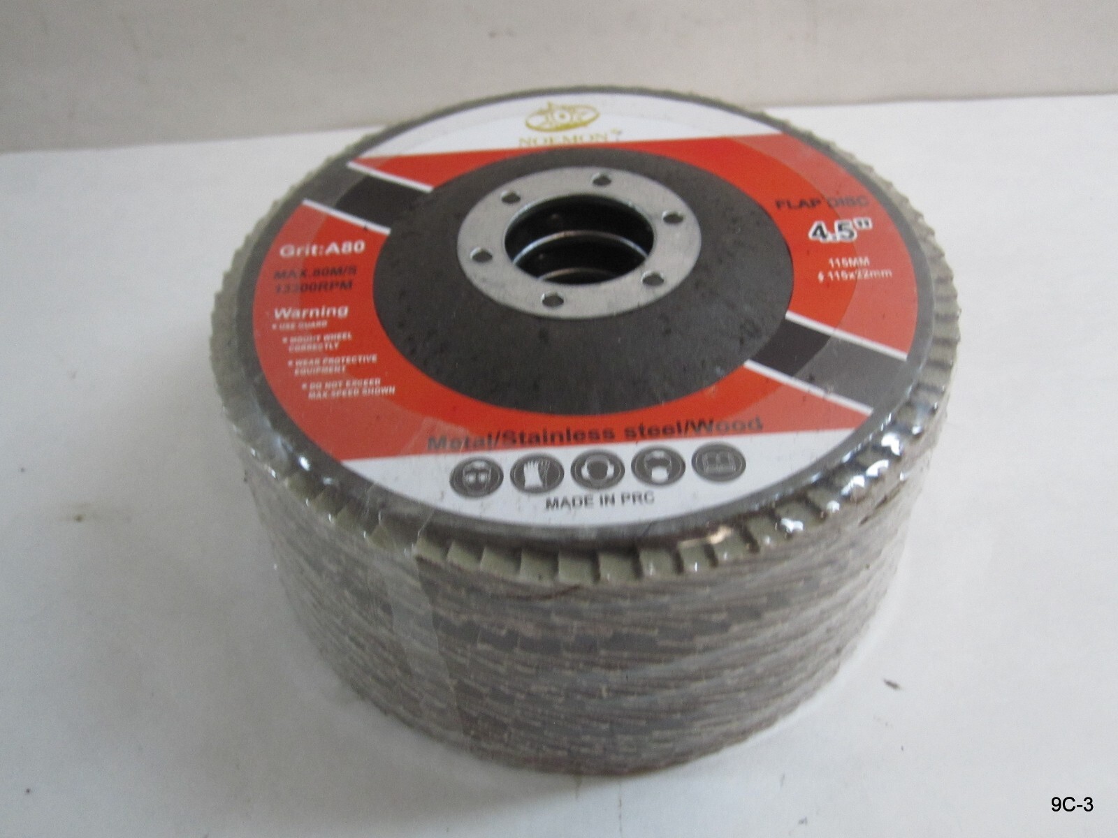 7 Pack Noemon 4.5” A120 Grit Flap Disc Grinding Wheels