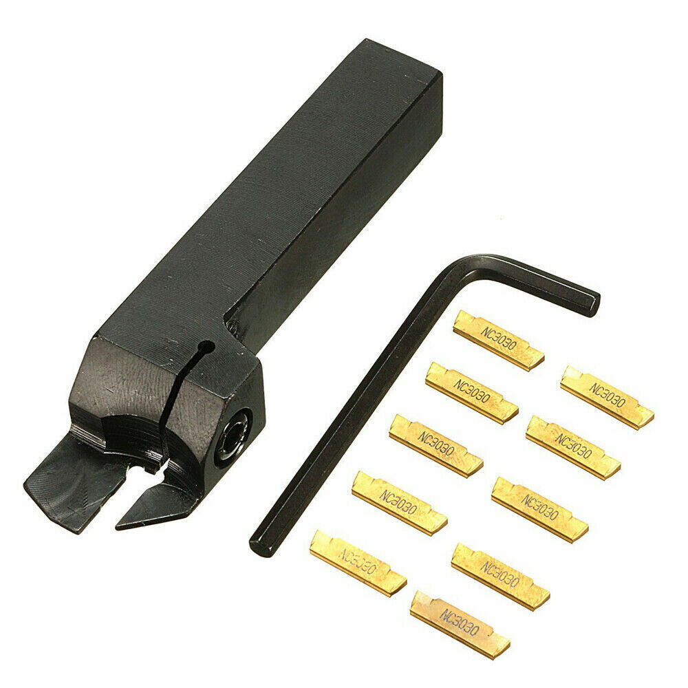 MGEHR1616-2 Grooving Parting Holder Cut-Off Tool Holder+10pc MGMN200-G Insert