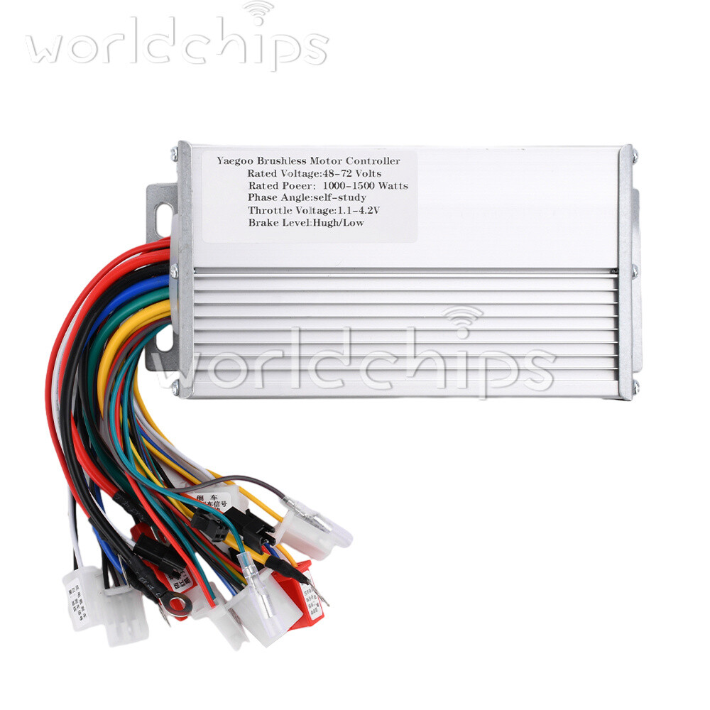 48V60V64V72V 1000W 1500W DC Motor Speed Control Dual-Mode Brushless Controller