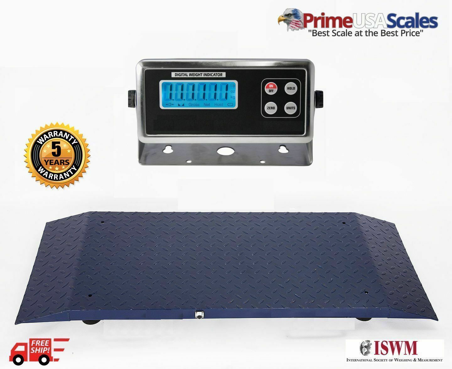 OP-920-2000 Vet Wheelchair Drum Barrel Scale 2000 lb X 0.2 lb,50″X20″,NEW