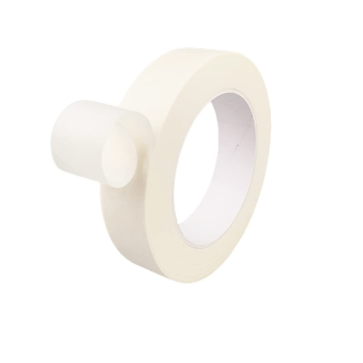 Beige White Masking Tape, 1 Inch x 55 Yards, 2 Rolls, Painters Tape for