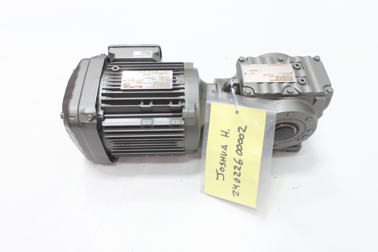 SEW EURODRIVE SA57 DRN90S4/DH GEARMOTOR 275RPM 1.5HP 230/460V-AC 3PH